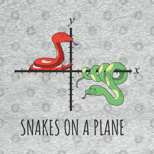 Snakes on a Plane Funny Maths by NerdShizzle